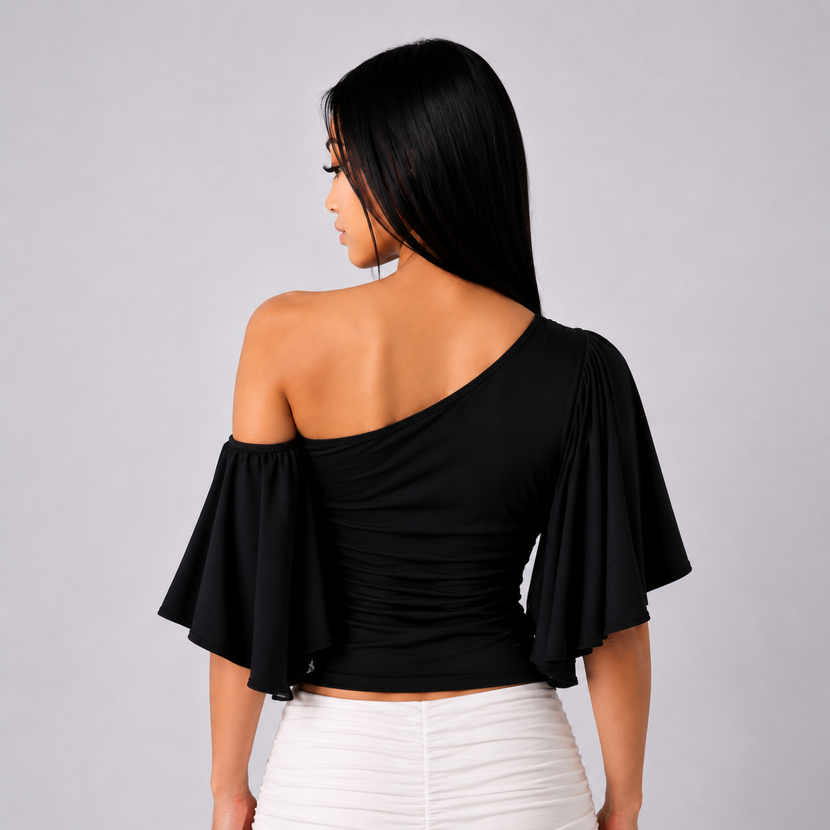 Noir Off-Shoulder Top