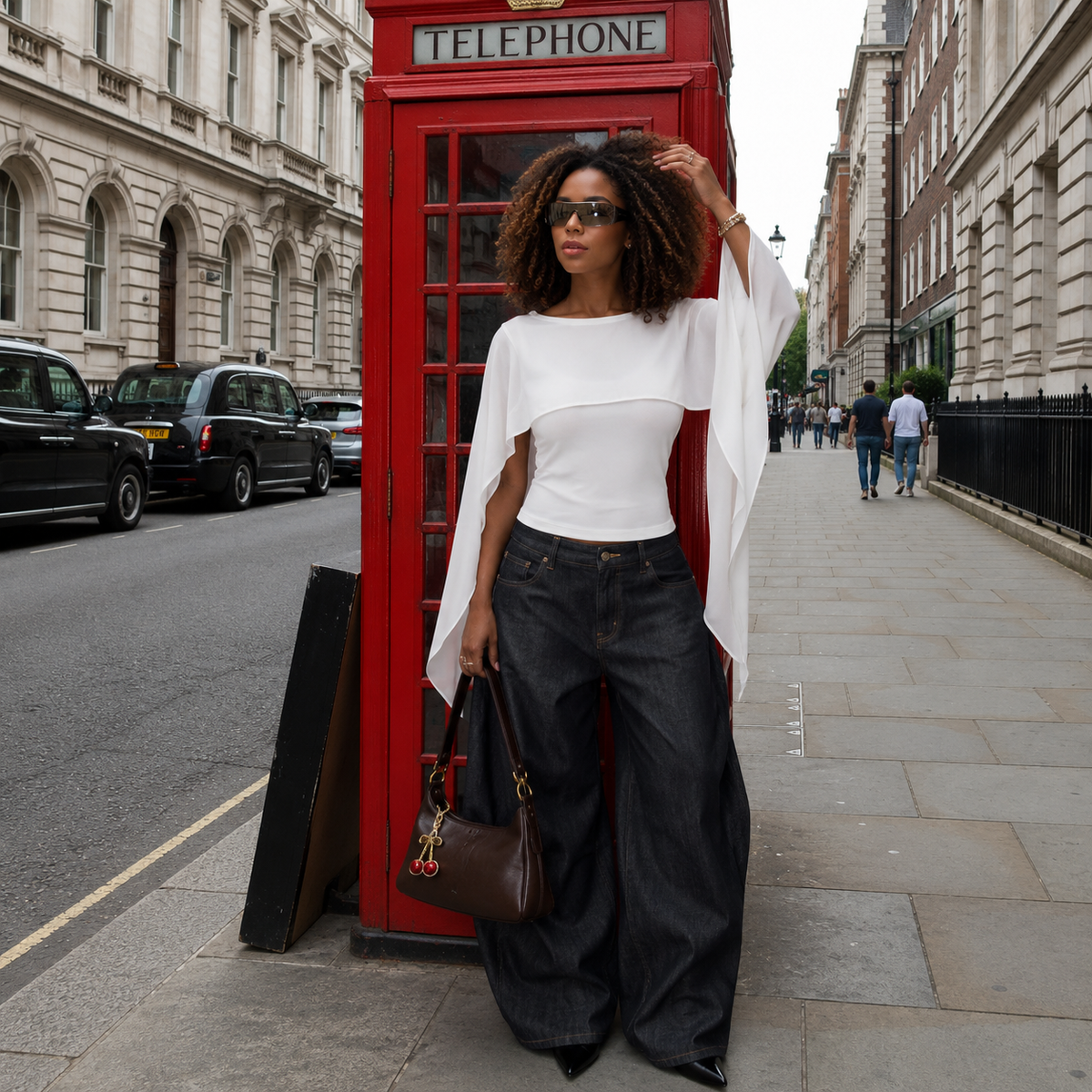 Celeste Cape Top