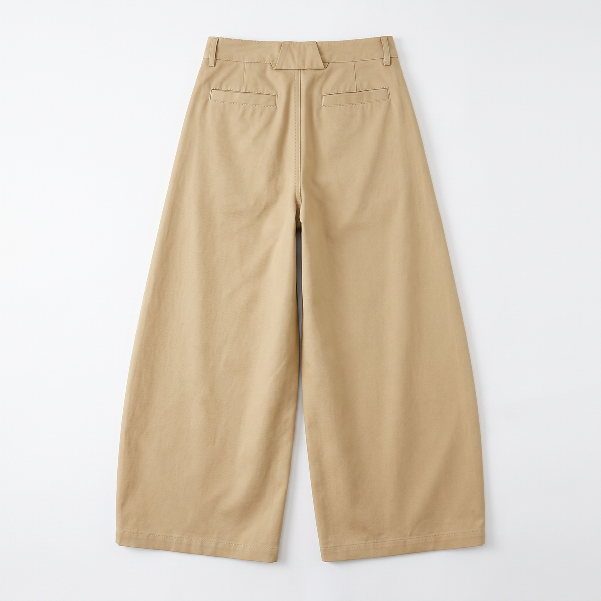 Pleated Barrel Pants
