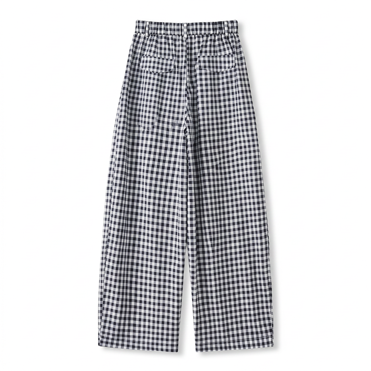 Oversized Gingham Pants