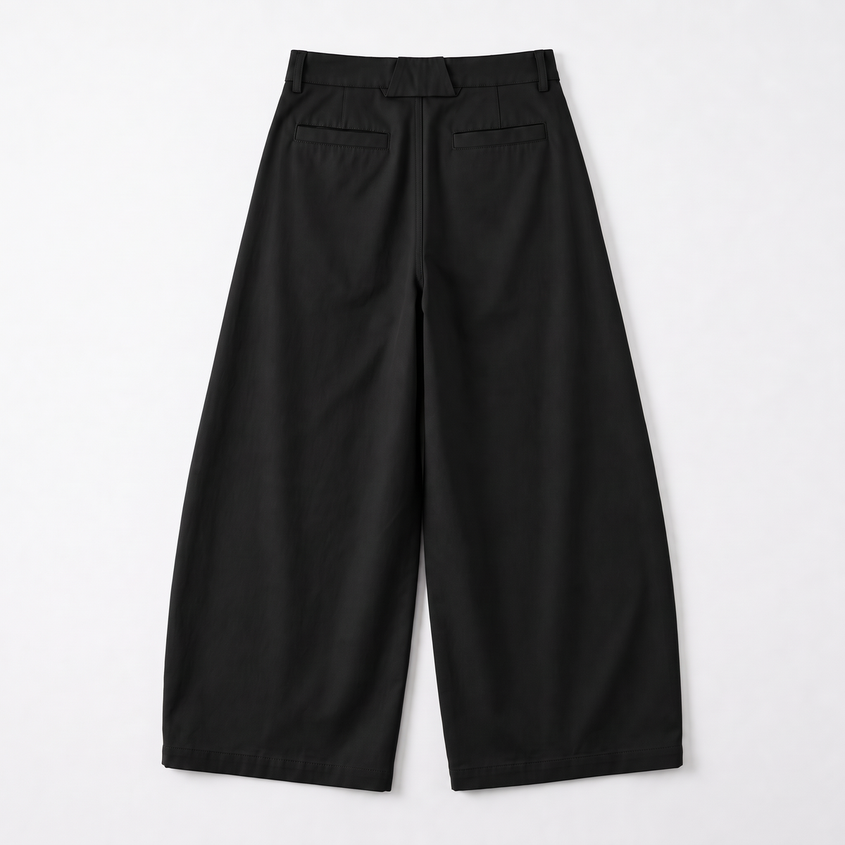 Pleated Barrel Pants