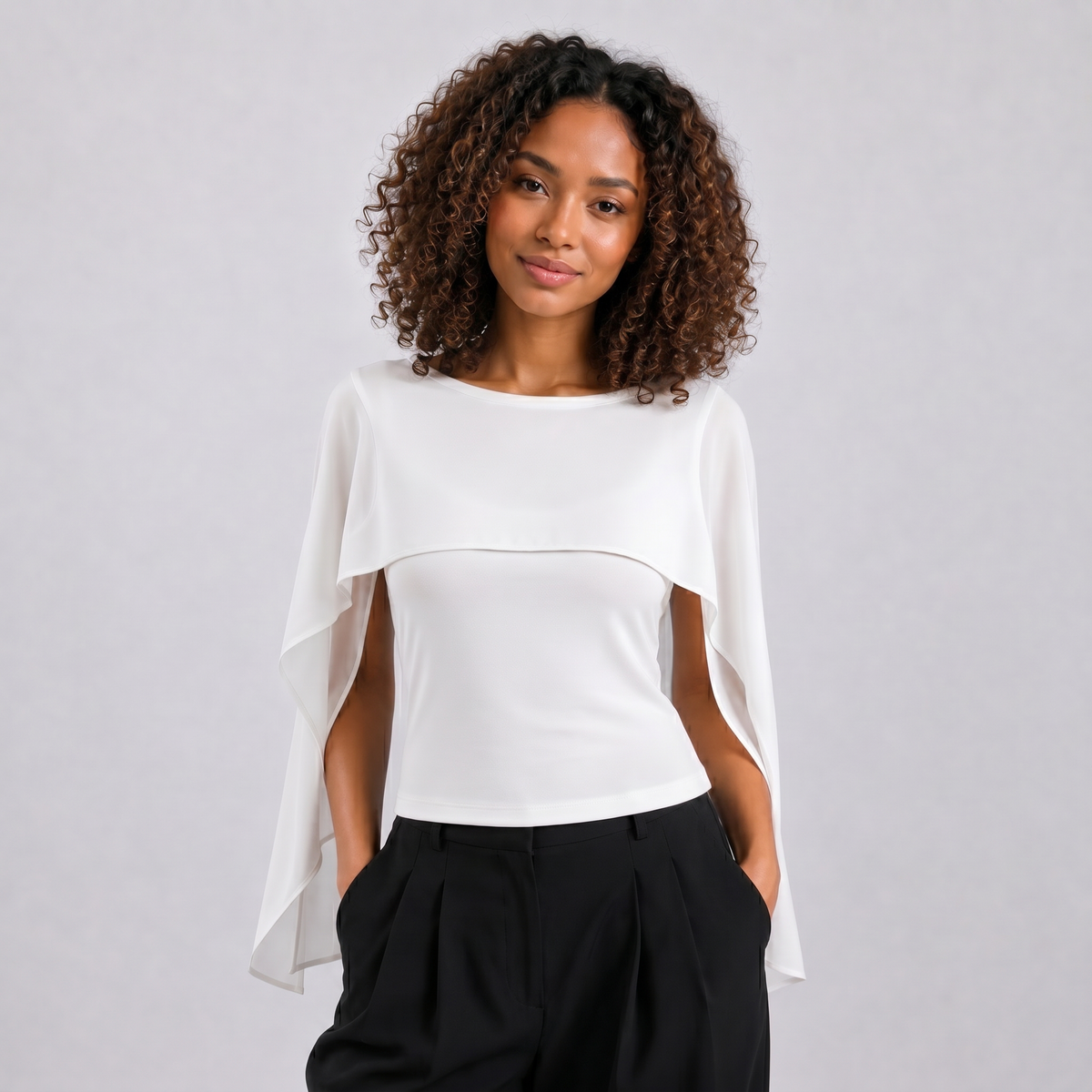 Celeste Cape Top