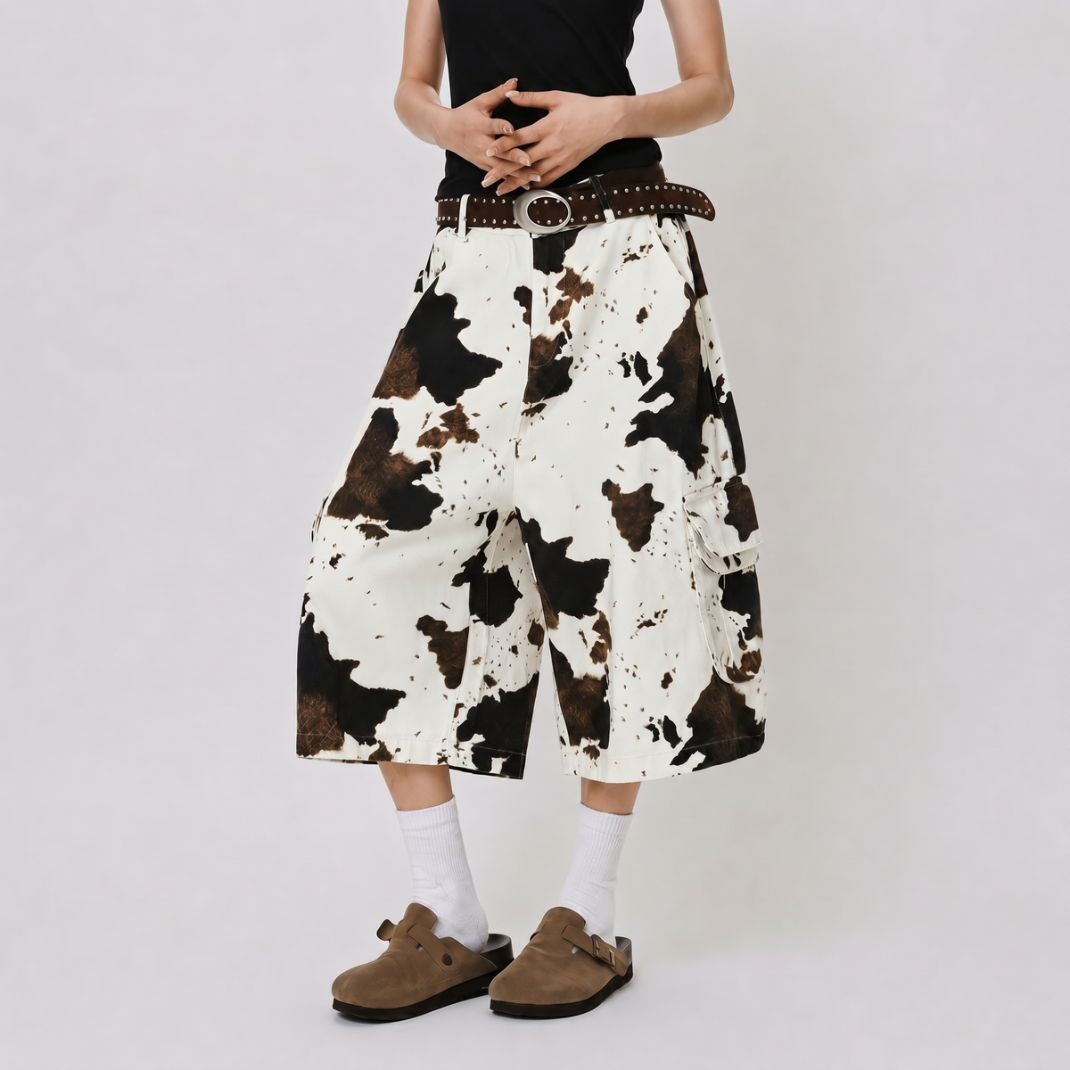Dakota Cow Print Pants