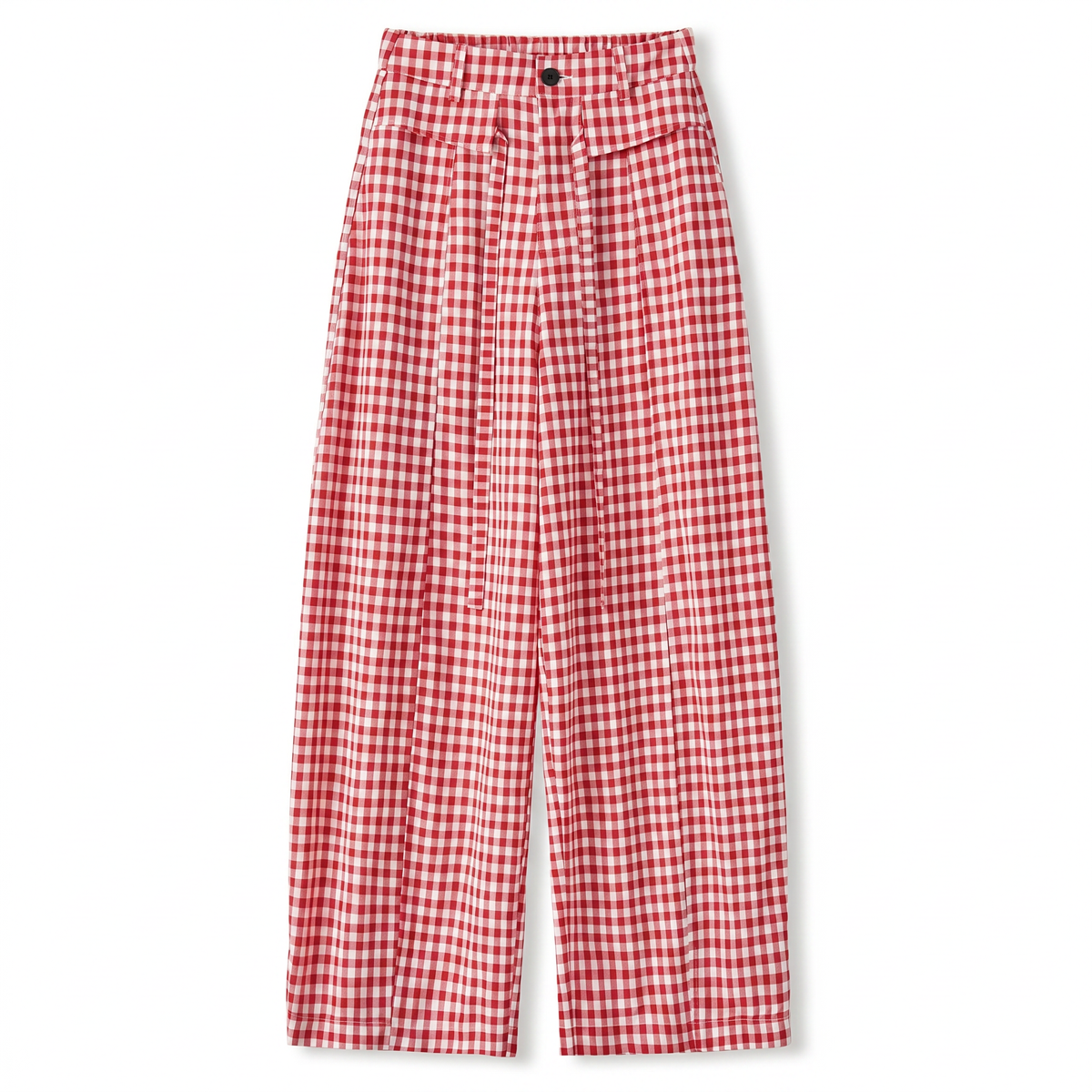Oversized Gingham Pants