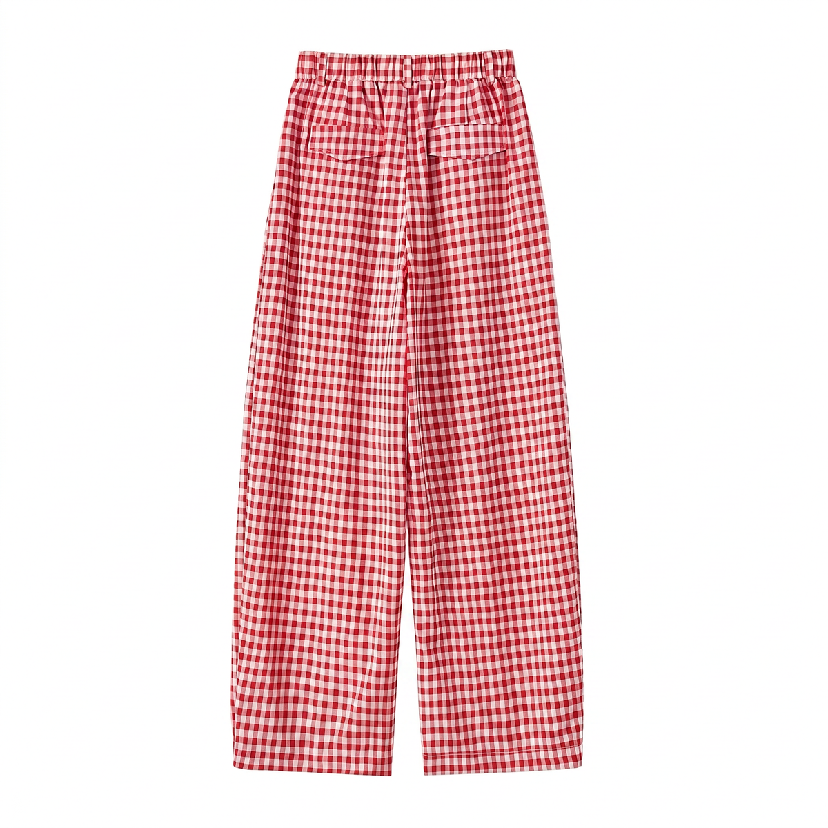 Oversized Gingham Pants
